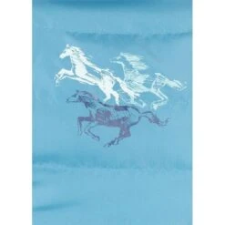 Kerrits Kids' Pony Tracks Reversible Quilted Vest - Ink Run Free/Peacock -Ovation Sale Shop 683002 800 800