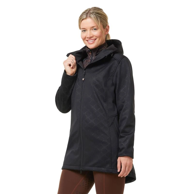 Kerrits Women's Lucky Bits Softshell Riding Jacket - Black 2 Kerrits Women's Lucky Bits Softshell Riding Jacket - Black - Image 2