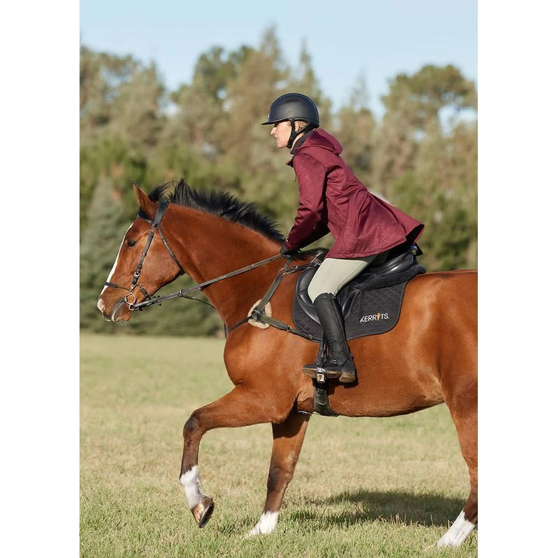 Kerrits Women's Lucky Bits Softshell Riding Jacket - Sangria 6 Kerrits Women's Lucky Bits Softshell Riding Jacket - Sangria - Image 6
