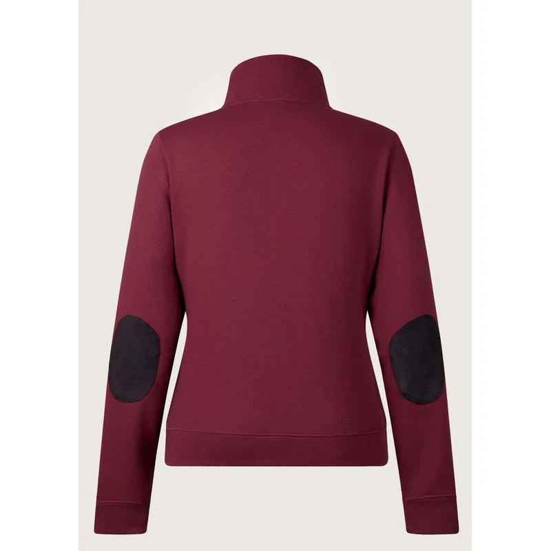 EQL Women's Wrap Front Fleece Jacket - Sangria 2 EQL Women's Wrap Front Fleece Jacket - Sangria - Image 2