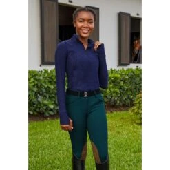 RJ Classics Women's Logan Zip Tech Shirt - Twilight Blue Heather -Ovation Sale Shop 691416 800 800