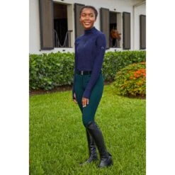 RJ Classics Women's Logan Zip Tech Shirt - Twilight Blue Heather -Ovation Sale Shop 691417 800 800