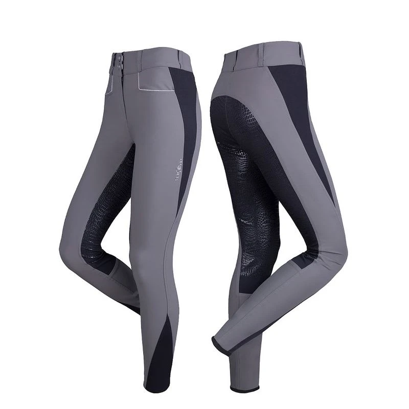 Fair Play Women's Tracy Full Seat Breeches - Grey 1 Fair Play Women's Tracy Full Seat Breeches - Grey