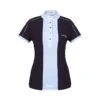 Fair Play Women's Claire Short Sleeve Competition Shirt - Black/White 3 Fair Play Women's Claire Short Sleeve Competition Shirt - Black/White -Ovation Sale Shop 692828 800 800