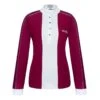 Fair Play Women's Claire Long Sleeve Competition Shirt - Burgundy/White -Ovation Sale Shop 692910 800 800