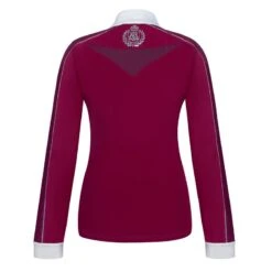Fair Play Women's Claire Long Sleeve Competition Shirt - Burgundy/White 3 Fair Play Women's Claire Long Sleeve Competition Shirt - Burgundy/White -Ovation Sale Shop 692911 800 800