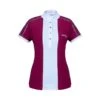 Fair Play Women's Claire Short Sleeve Competition Shirt - Burgundy/White 5 Fair Play Women's Claire Short Sleeve Competition Shirt - Burgundy/White -Ovation Sale Shop 692938 800 800