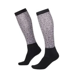 Kerrits Women's Dual Zone Boot Socks - Black Starlight