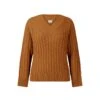 EQL Women's Brittany Cable Knit V-Neck Sweater - Spice 4 EQL Women's Brittany Cable Knit V-Neck Sweater - Spice -Ovation Sale Shop 694395 800 800