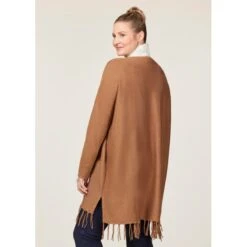 EQL Women's Bits & Fringe Cardigan - Caramel/Java -Ovation Sale Shop 694483 800 800