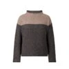 EQL Women's Funnel Neck Herringbone Sweater - Truffle -Ovation Sale Shop 694738 800 800