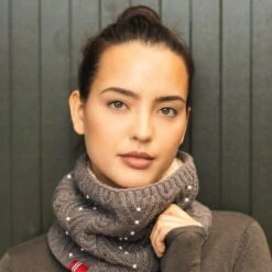 B Vertigo Women's Rosa Knitted Neck Warmer Scarf - Major Brown -Ovation Sale Shop 697039 800 800