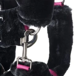 Horze Smoky Twilight Comfort Fleece Halter - Caviar Black -Ovation Sale Shop 698793 800 800