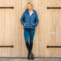 Horze Women's Rea Light Padded Jacket - Opal Blue -Ovation Sale Shop 699227 800 800