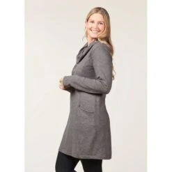 EQL Women's Textured Cowl Neck Dress - Peppercorn 7 EQL Women's Textured Cowl Neck Dress - Peppercorn -Ovation Sale Shop 700319 800 800