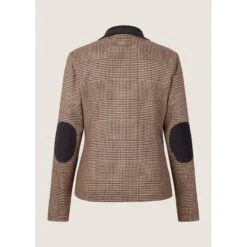 EQL Women's Chelsea Houndstooth Plaid Blazer - Camel/Black -Ovation Sale Shop 700395 800 800