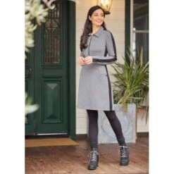 EQL Women's Ascent Ponte Tunic Dress - Charcoal Heather -Ovation Sale Shop 700475 800 800