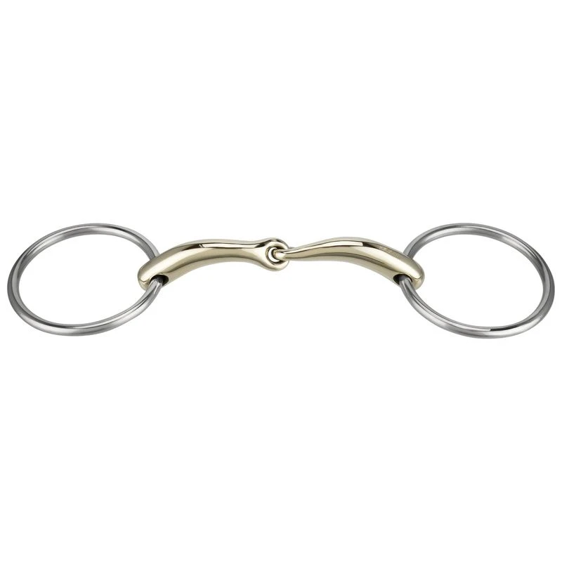 Herm Sprenger Pronamic Single Jointed Sensogan Loose Ring Snaffle 14mm 1 Herm Sprenger Pronamic Single Jointed Sensogan Loose Ring Snaffle 14mm