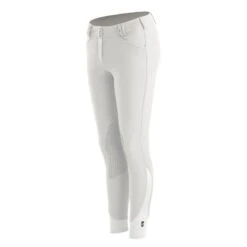 Tredstep Women's Nero II Knee Patch Breeches - White