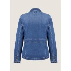 EQL Women's In Motion Denim Blazer - Midnight Wash -Ovation Sale Shop 711292 800 800