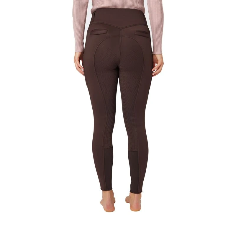 Horze Women's Mira Thermo Full Seat Breeches - Chocolate Martini 3 Horze Women's Mira Thermo Full Seat Breeches - Chocolate Martini - Image 3