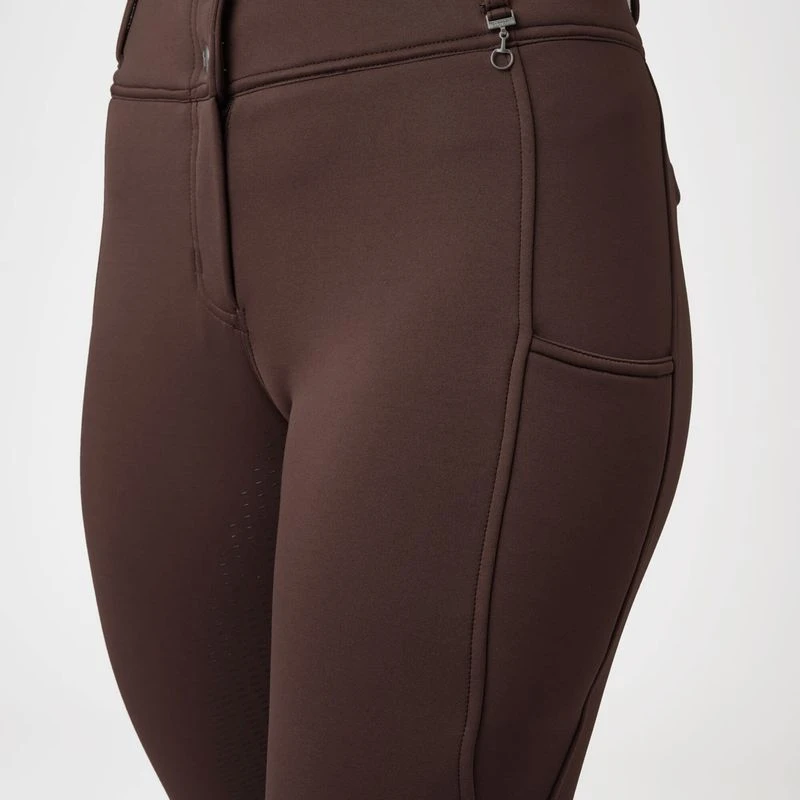 Horze Women's Mira Thermo Full Seat Breeches - Chocolate Martini 4 Horze Women's Mira Thermo Full Seat Breeches - Chocolate Martini - Image 4